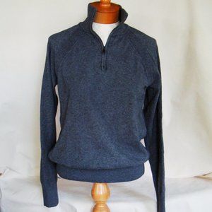Banana Republic Gray Cotton Cashmere Sweater